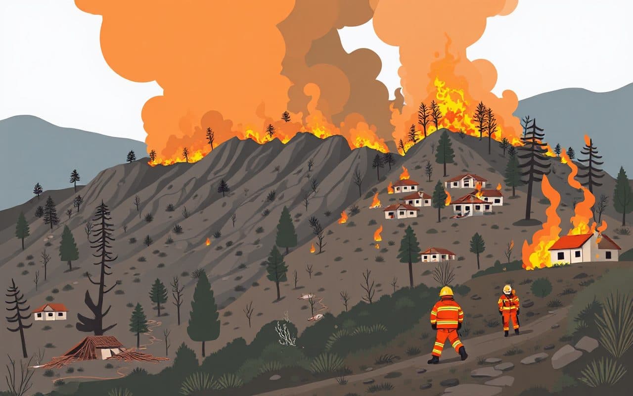 LA·OC 경계 Palos Fire 17에이커…진화율 70%, 대피 명령 해제