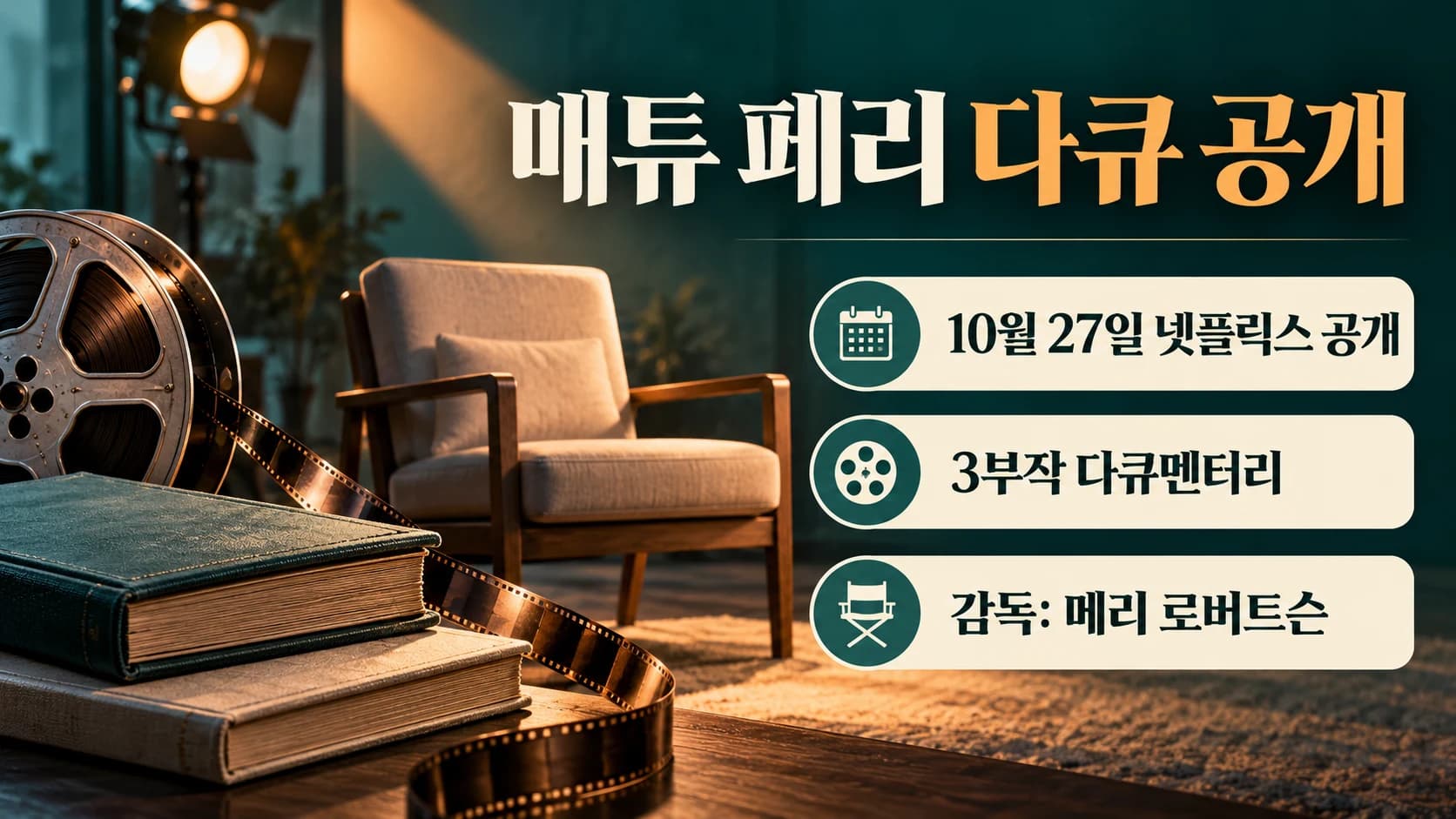 매튜 페리 3부작 다큐 넷플릭스 공개…가족·동료가 전하는 배우의 삶