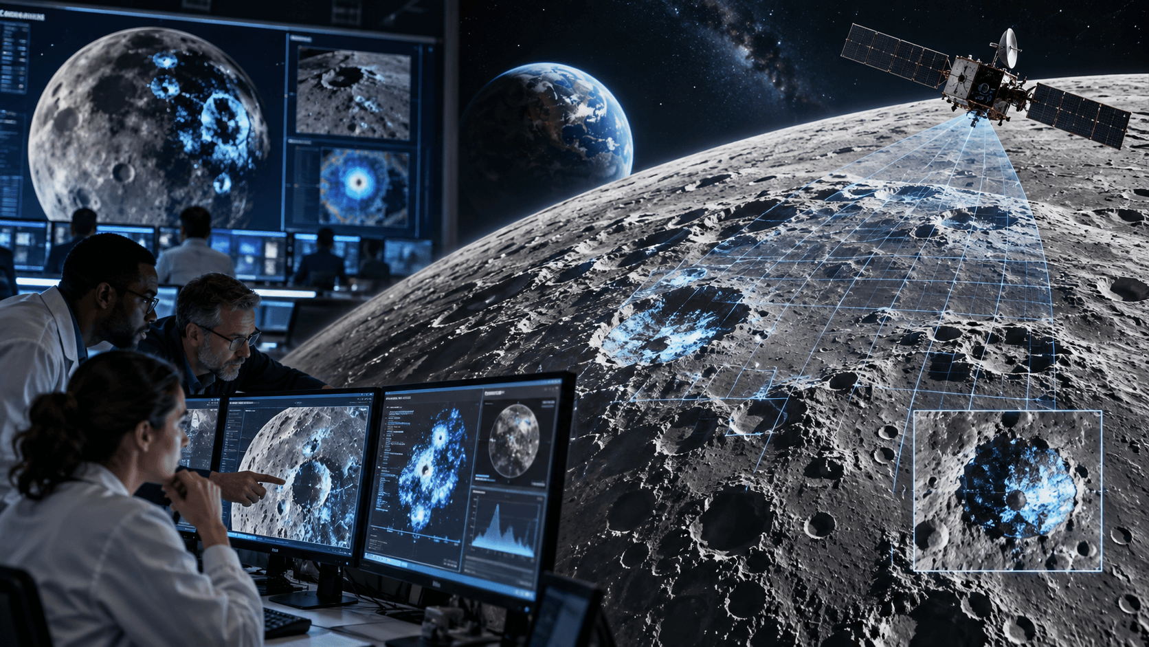 NASA·IBM, 달 탐사용 오픈소스 AI 공개…얼음·크레이터 분석 지원