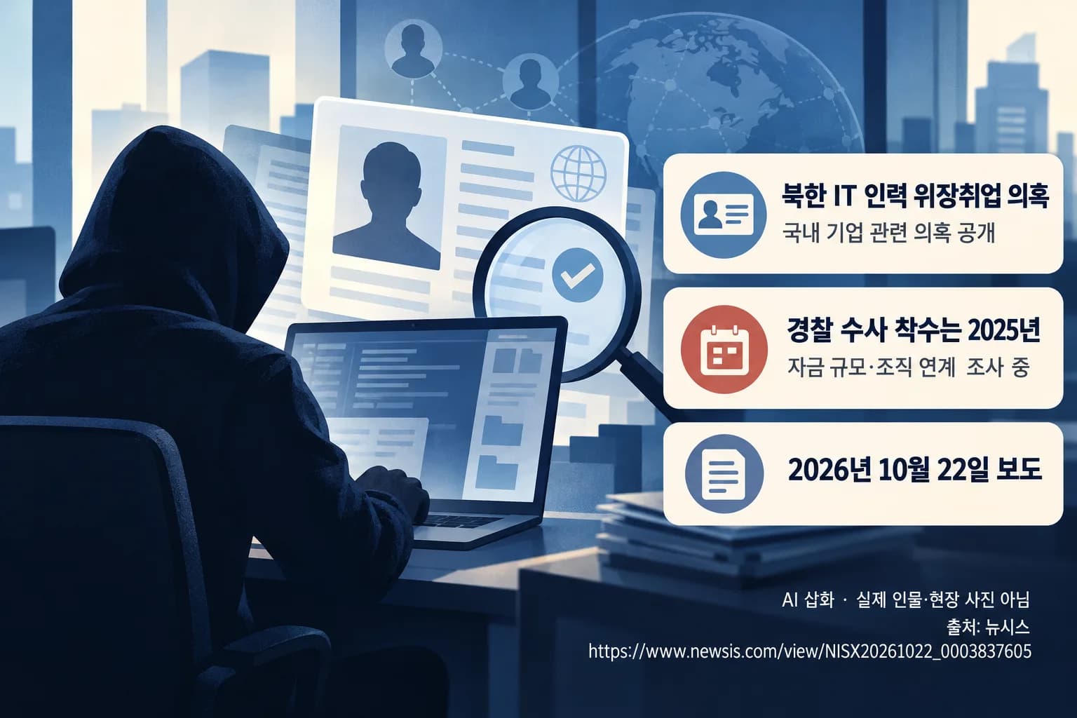 북한 IT 인력 국내기업 위장취업 의혹 공개…경찰 수사는 지난해 착수