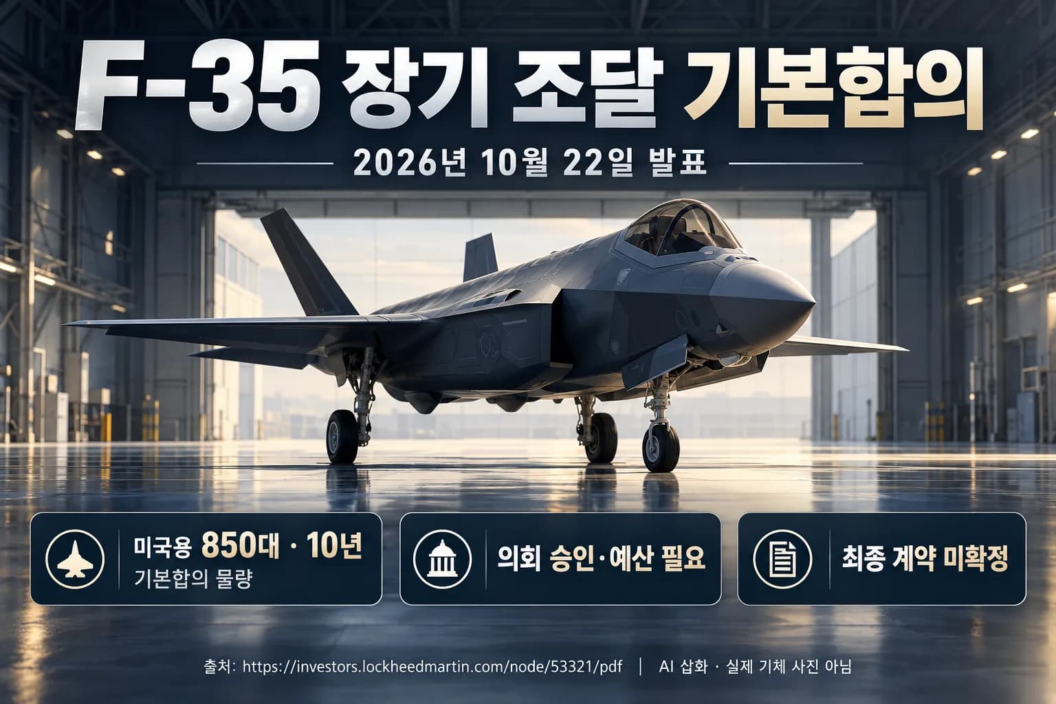 미 국방부·록히드, F-35 850대 10년 조달 기본합의…의회 승인 남아