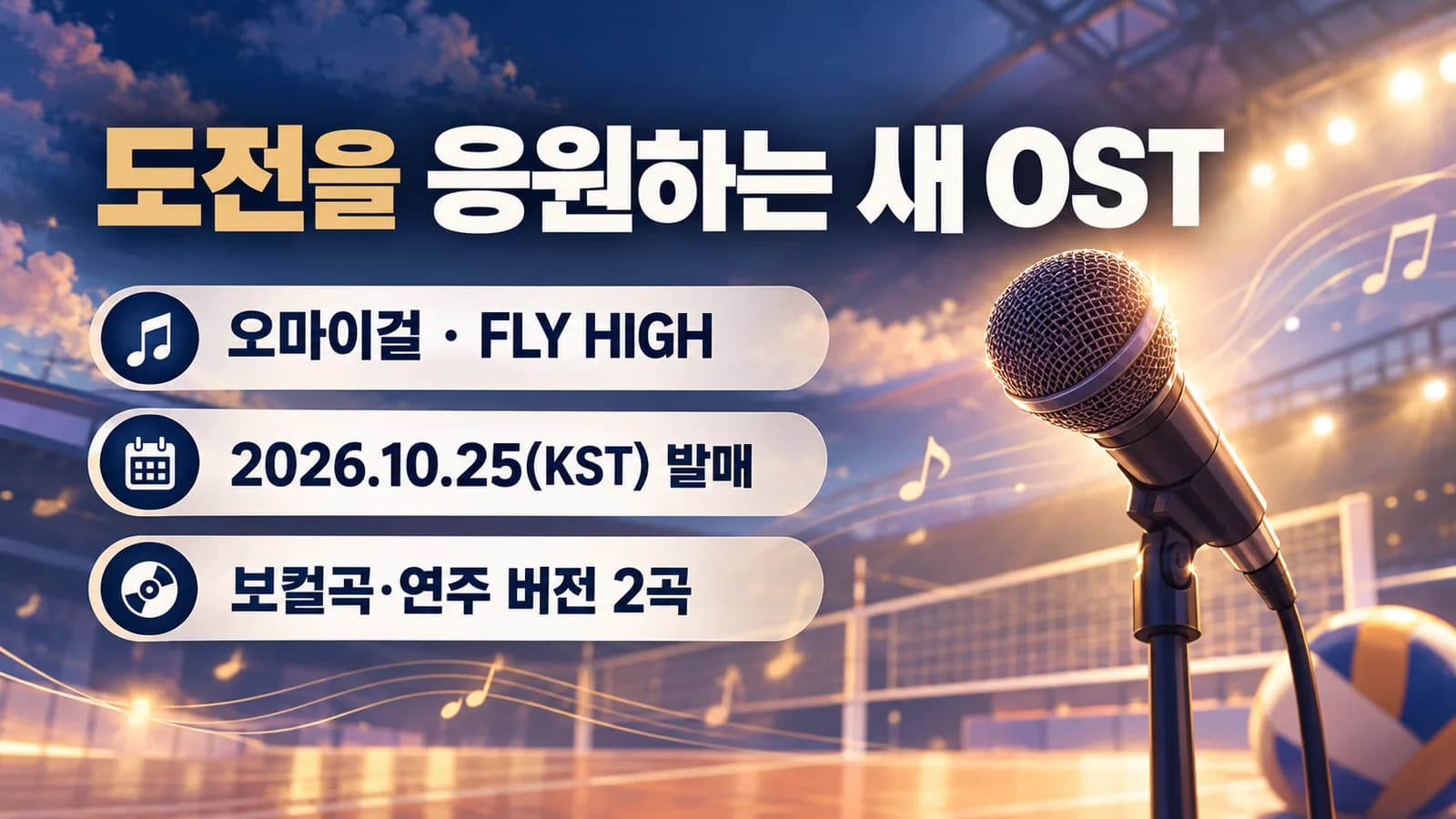 오마이걸 ‘FLY HIGH’ 공개…‘신인감독 김연경2’ 응원가