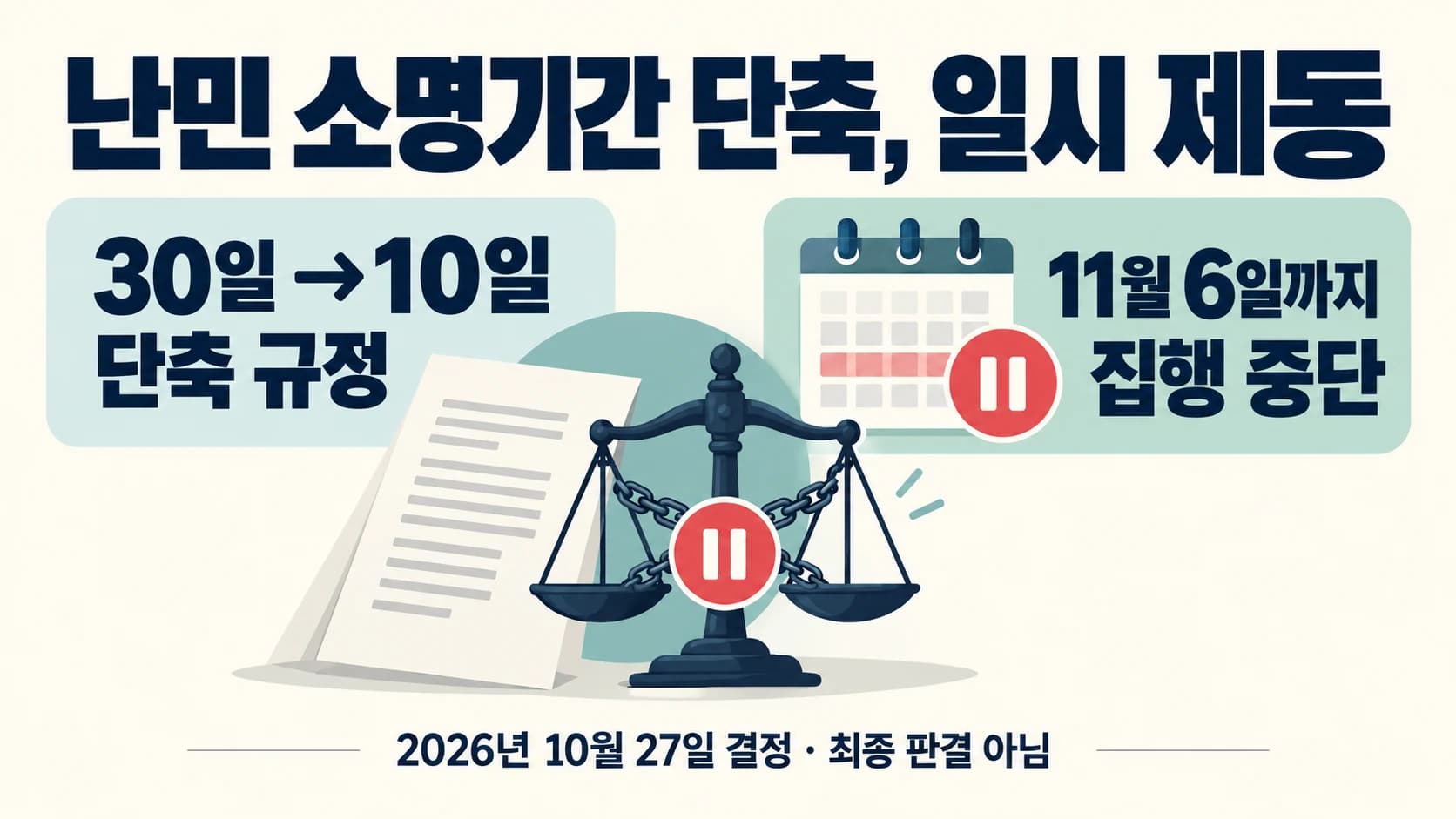 미 법원, 난민 지위 종료 소명기간 ‘10일 단축’ 일시 제동
