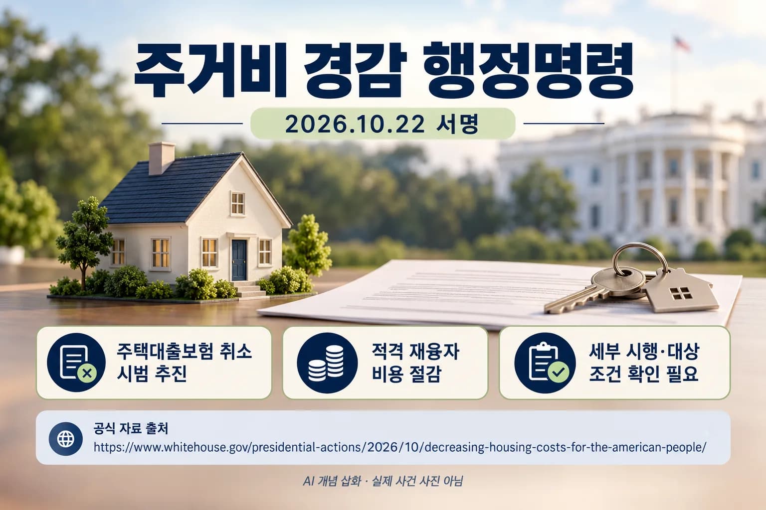 트럼프, 주거비 경감 행정명령…대출보험·재융자 비용 손본다