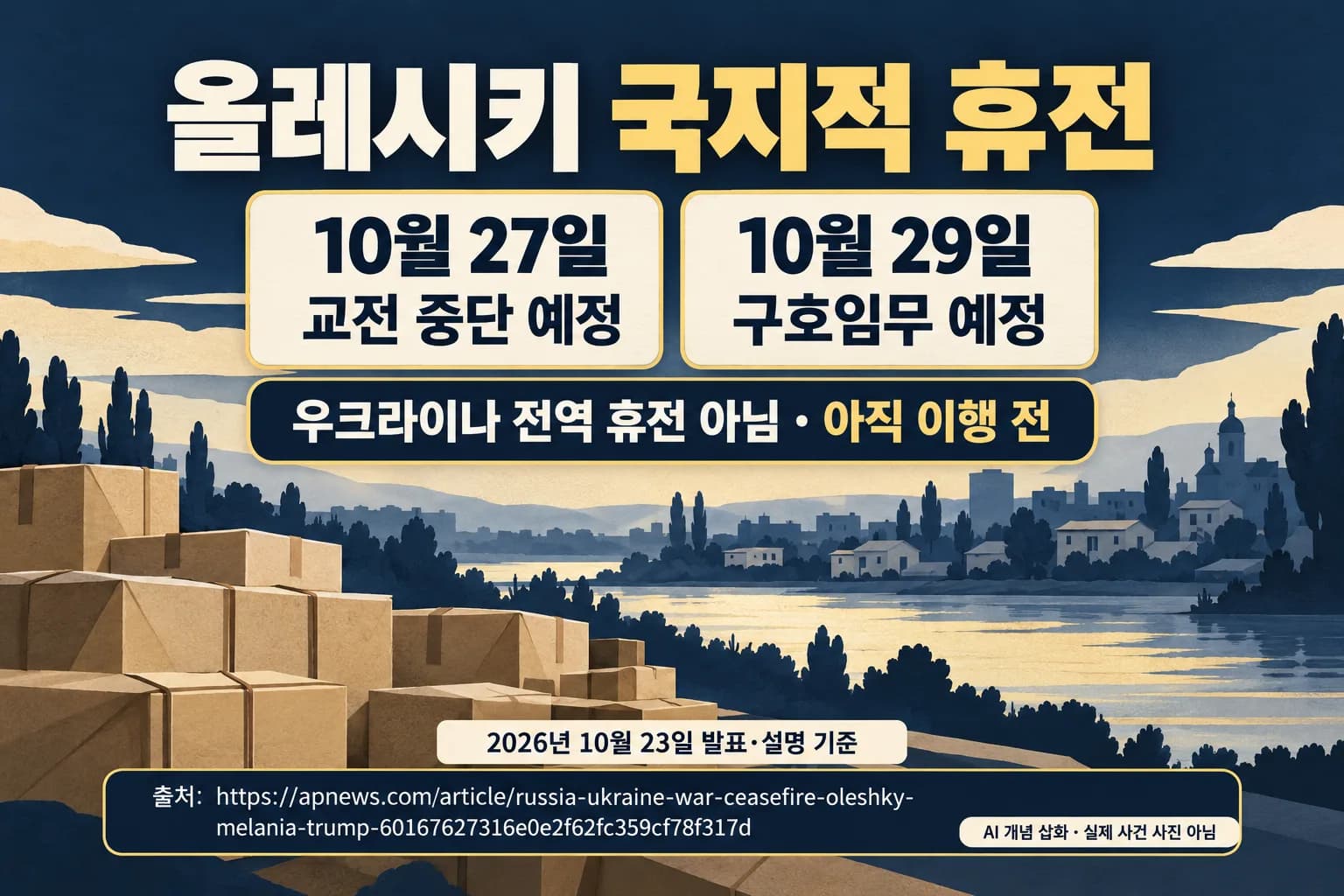 올레시키 휴전 27일·구호임무 29일로 설명…우크라이나 전역 휴전은 아냐